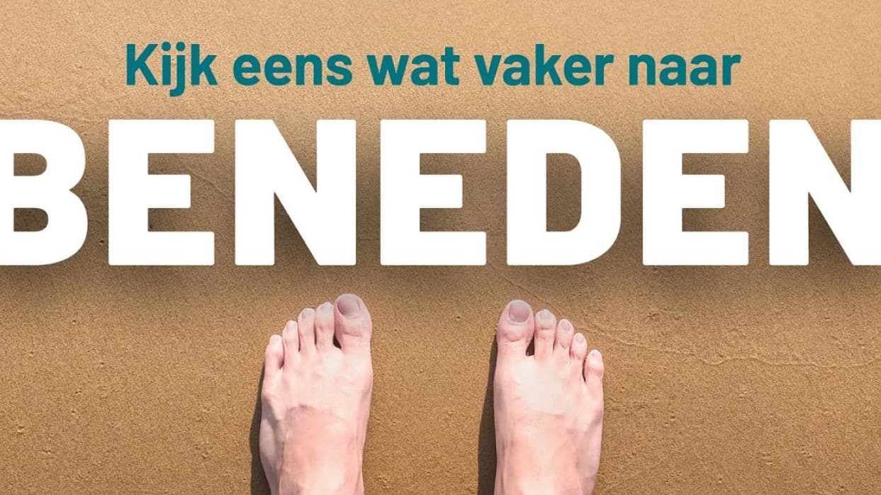 Kijk een wat vaker naar beneden